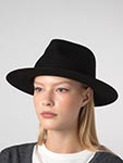 Шляпа STETSON арт. 2198138 FEDORA WOOLFELT (черный)